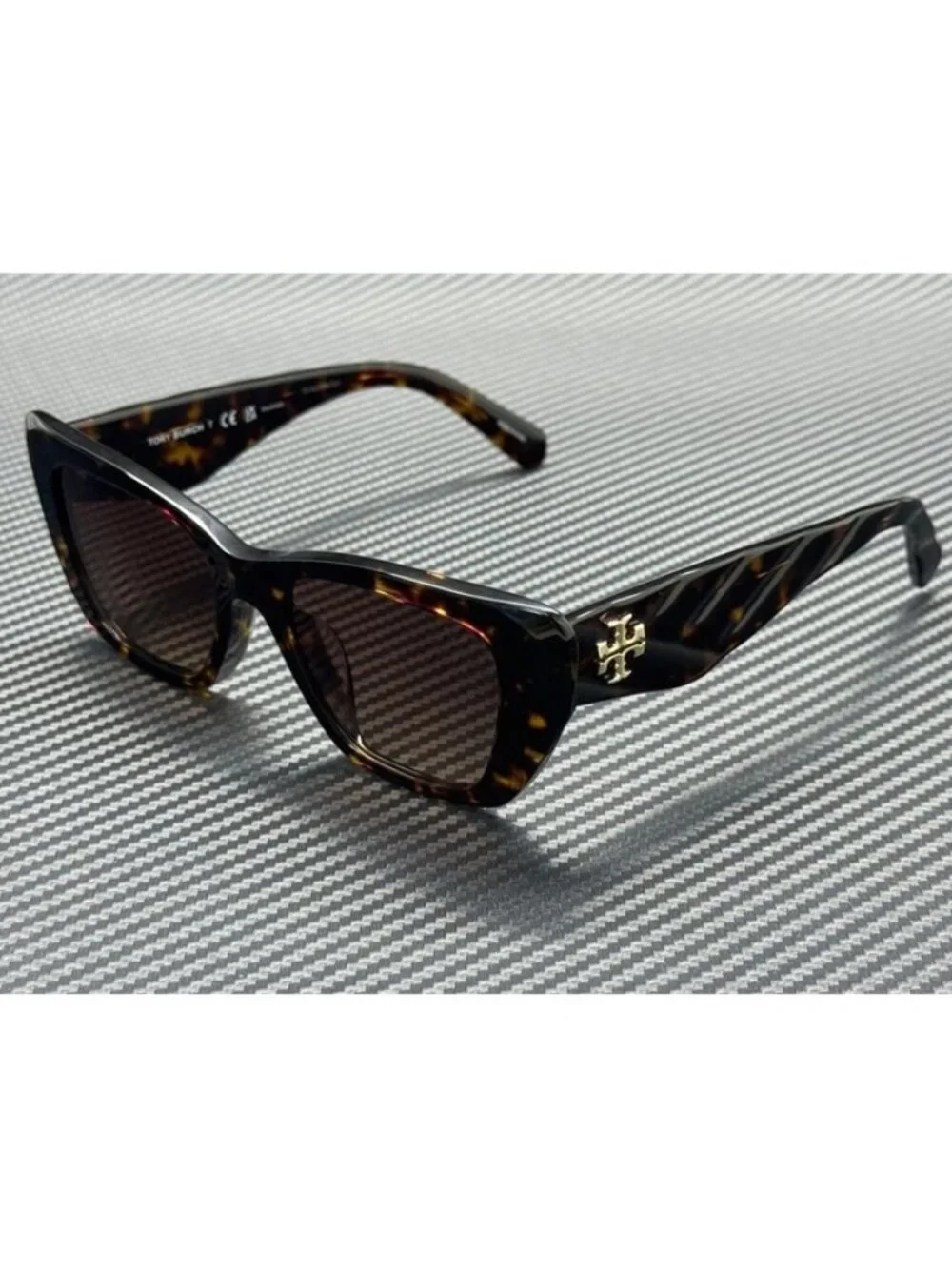 New Tory Burch Women Dark Tortoise Sunglasses -18-140